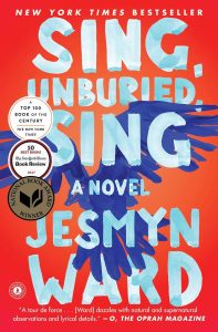 image of book cover sing unburied sing by black woman author jesmyn ward